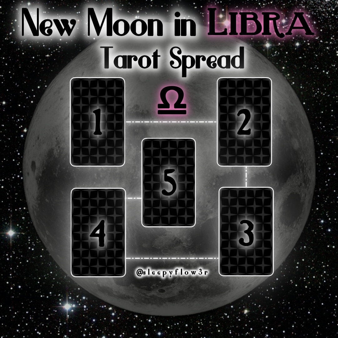 New Moon in Libra Tarot Spread - Raven Rosie